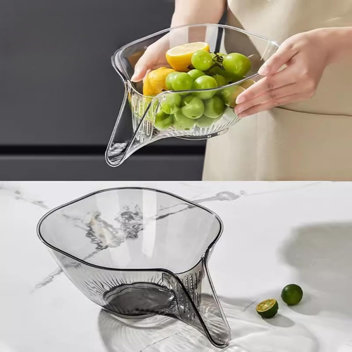 Kitchen Sink Drain Basket Funnel (Pack of 2)