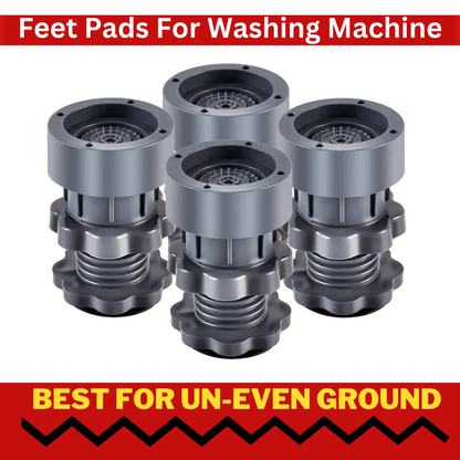 Vibrofixio™️Washing Machine Adjustable Height Footpads (Pack Of 4)